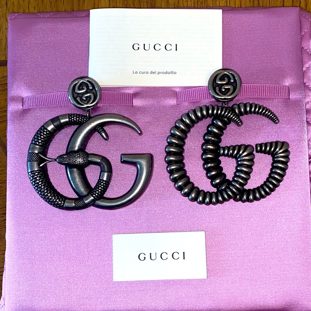 New Gucci Large Clip Earrings